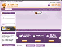 Tablet Screenshot of dfprinter.com